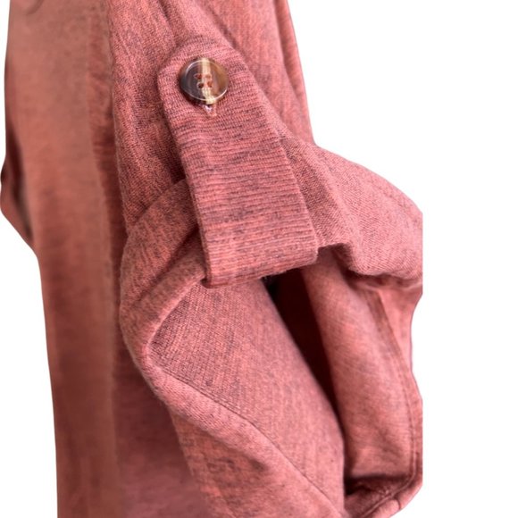 🌸4/$30🌸 Mandarin Collar Tab Cuff Shortsleeve Top - Picture 8 of 14